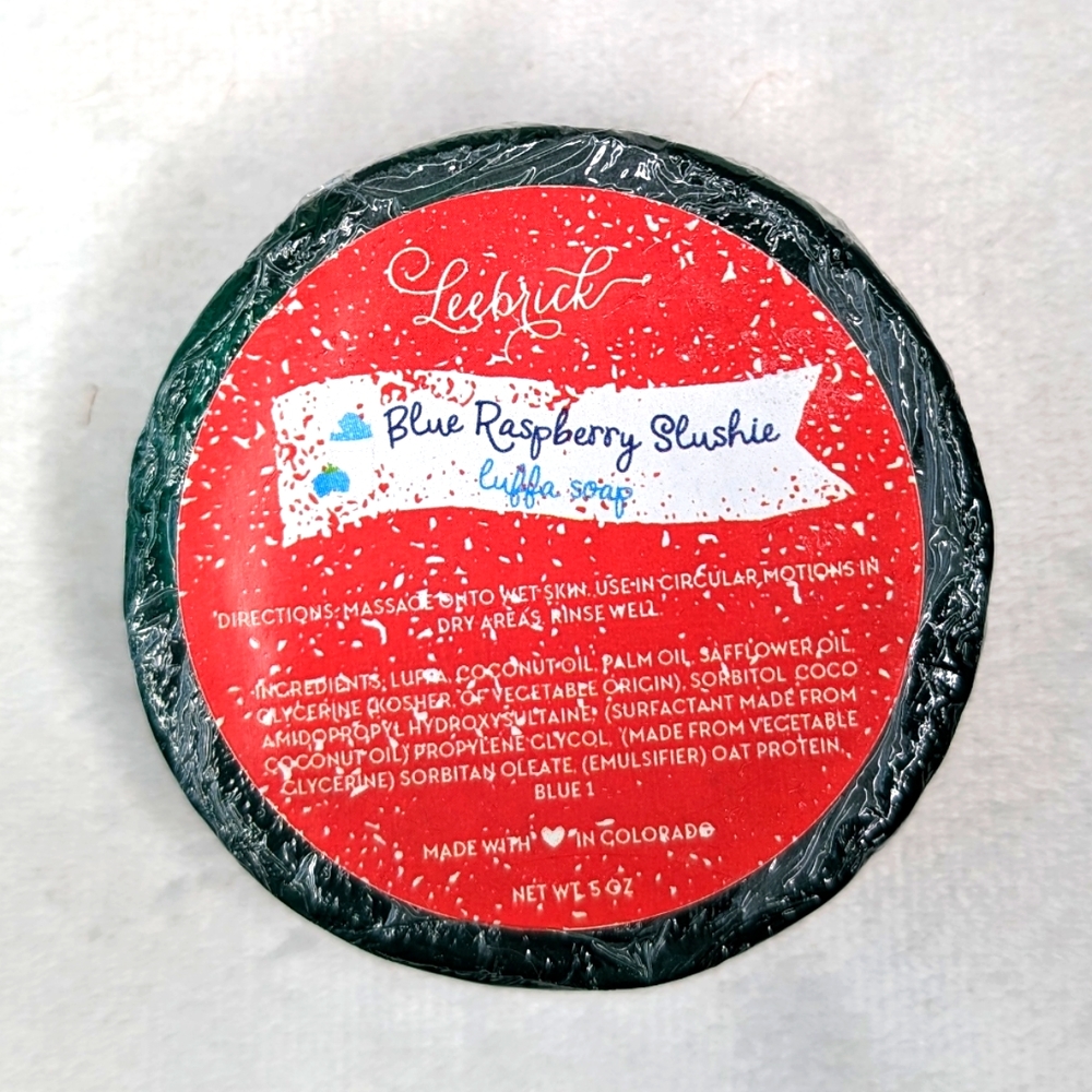 Blue Raspberry Slushie Luffa Soap